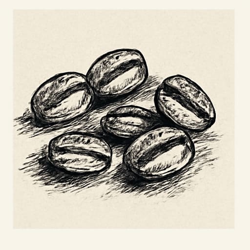 Sketch-style roast notes